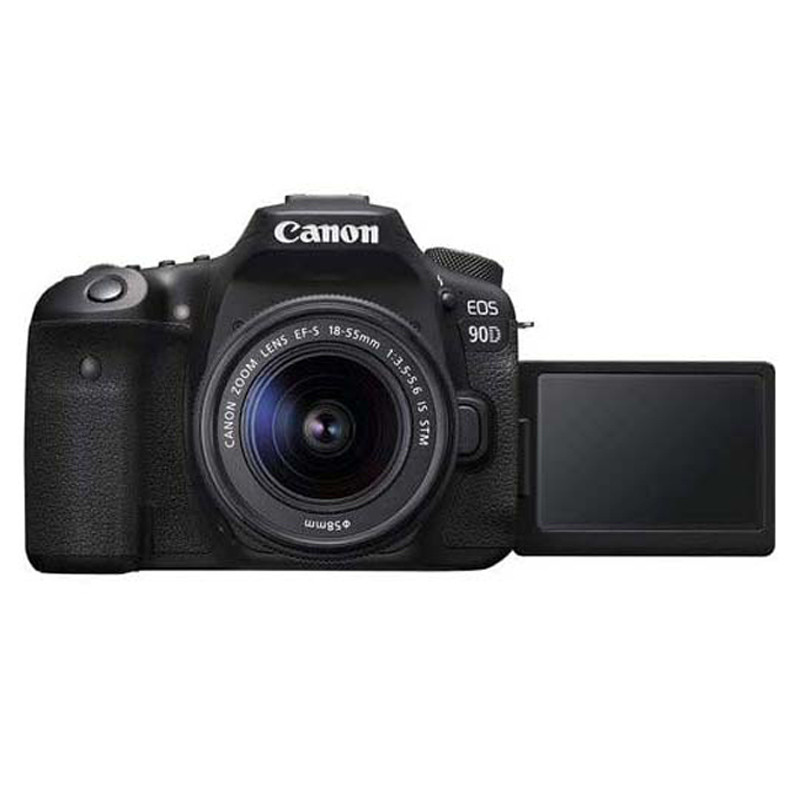 دوربین دیجیتال Canon DSLR EOS 90D + لنز 18-55 میلی متر F/3.5 IS STM