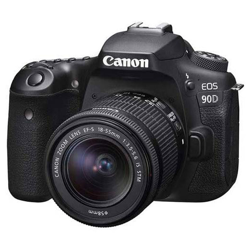 دوربین دیجیتال Canon DSLR EOS 90D + لنز 18-55 میلی متر F/3.5 IS STM