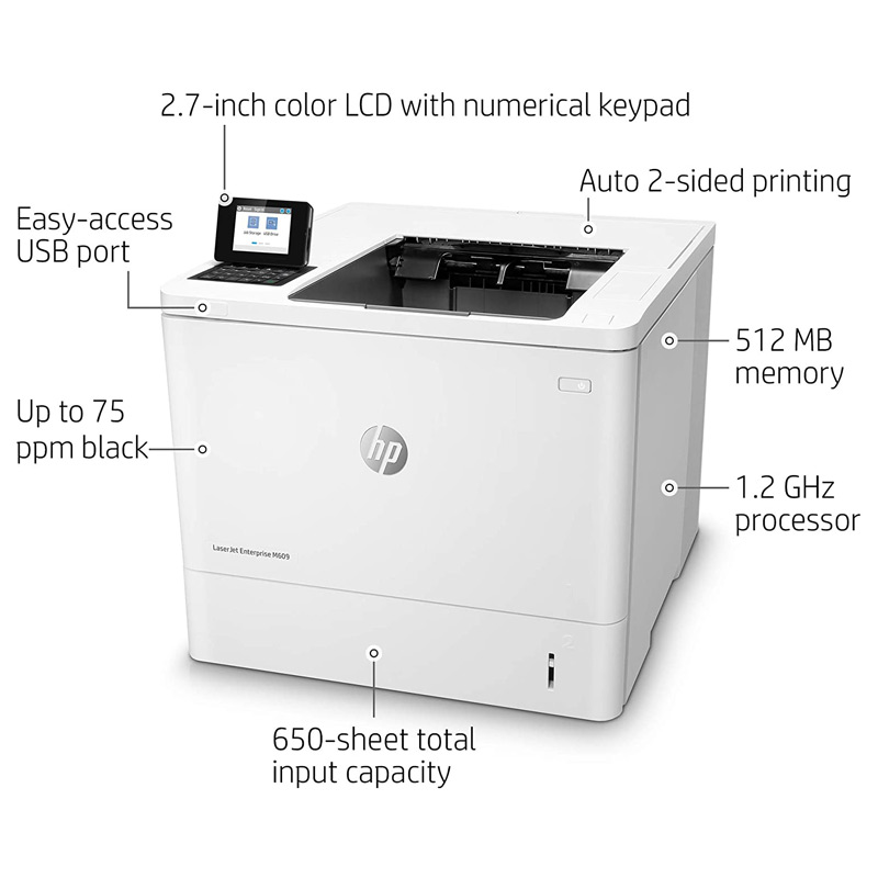 پرینتر لیزری HP LaserJet Enterprise M609dn