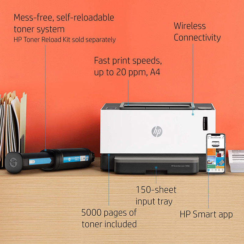 پرینتر لیزری HP Neverstop 1000w