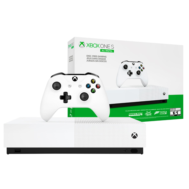 کنسول بازی مایکروسافت Xbox One S 1TB All Digital Game Pass