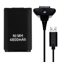 باتری و شارژر دسته بازی 3 کاره XBox 360 NI-MH 4800mAh