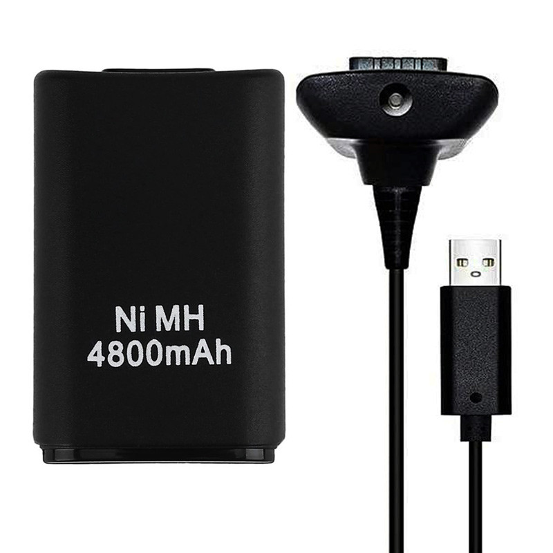 باتری و شارژر دسته بازی 3 کاره XBox 360 NI-MH 4800mAh
