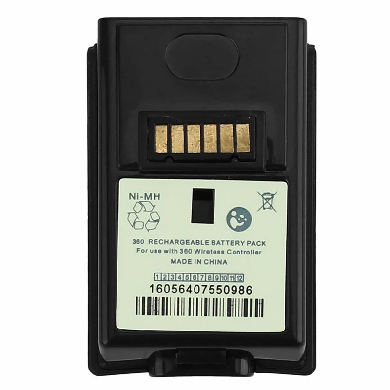 باتری و شارژر دسته بازی 2 کاره XBox 360 NI-MH 4800mAh