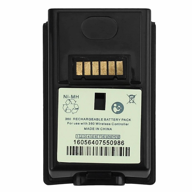 باتری و شارژر دسته بازی 2 کاره XBox 360 NI-MH 4800mAh