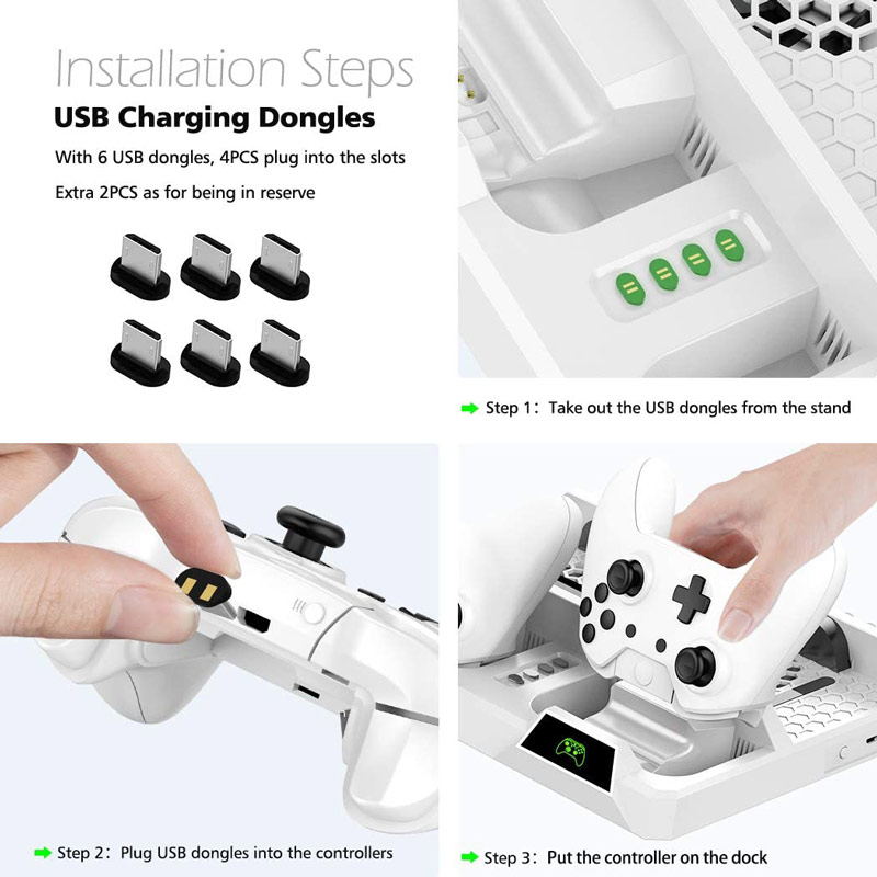 پایه نگهدارنده و شارژر دسته بازی Xbox اویوو 0022