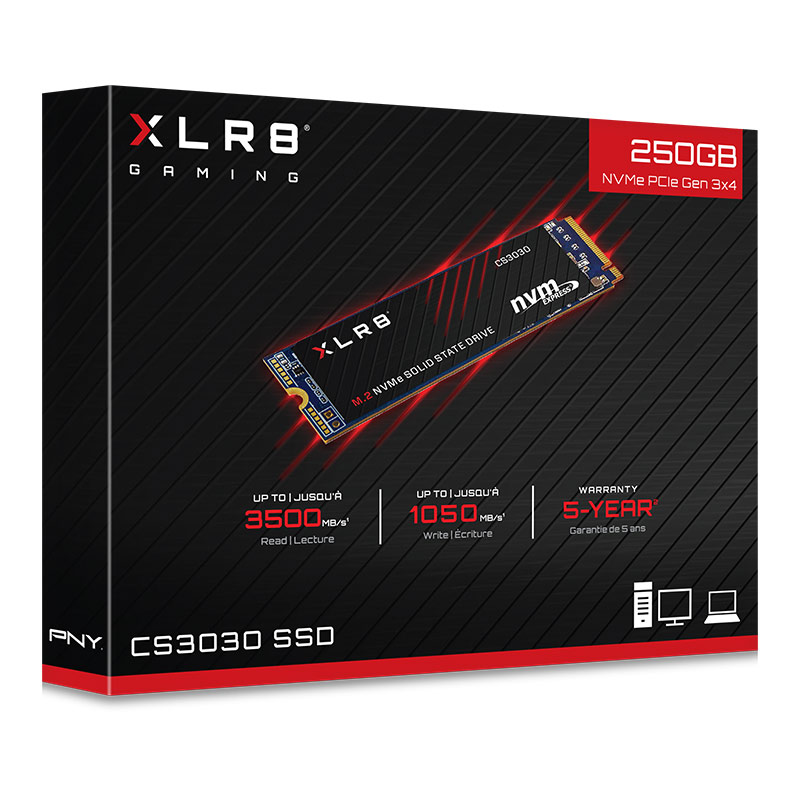 حافظه SSD پی ان وای PNY CS3030 250GB M.2