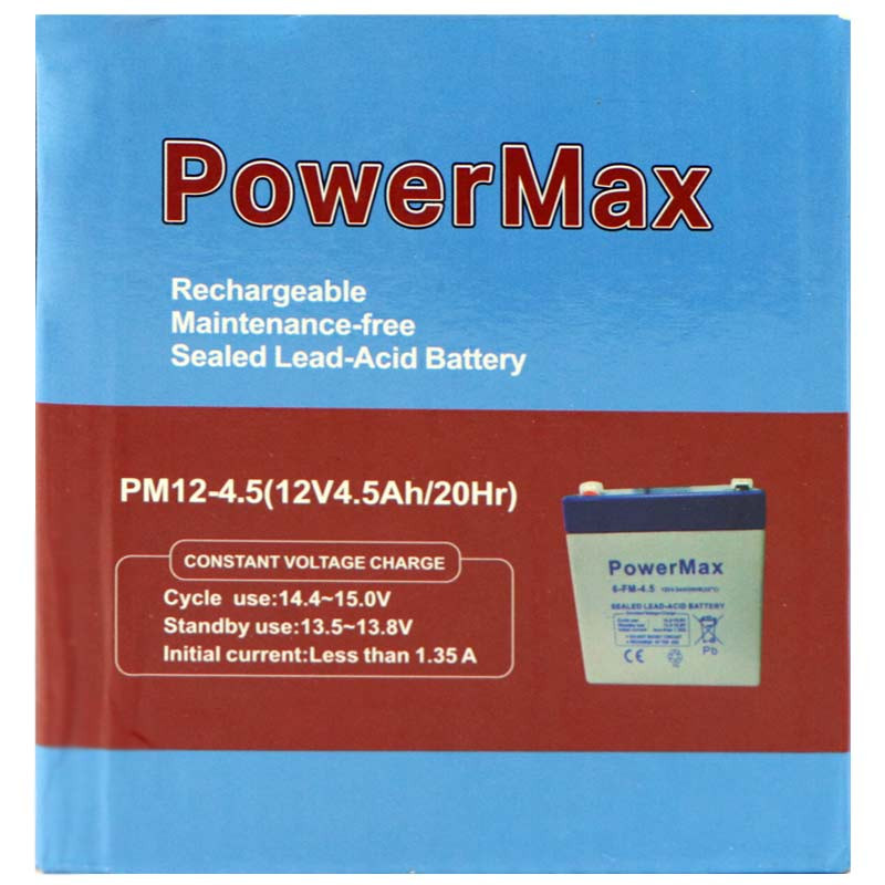 باتری 12 ولت 4٫5 آمپر Power Max