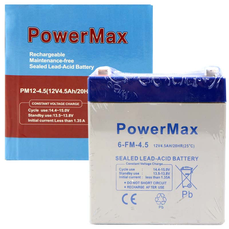 باتری 12 ولت 4٫5 آمپر Power Max