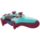 دسته بازی بی سیم SONY PlayStation 4 DualShock 4 High Copy آبی قرمز پکدار