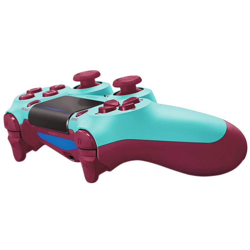 دسته بازی بی سیم SONY PlayStation 4 DualShock 4 High Copy آبی قرمز پکدار