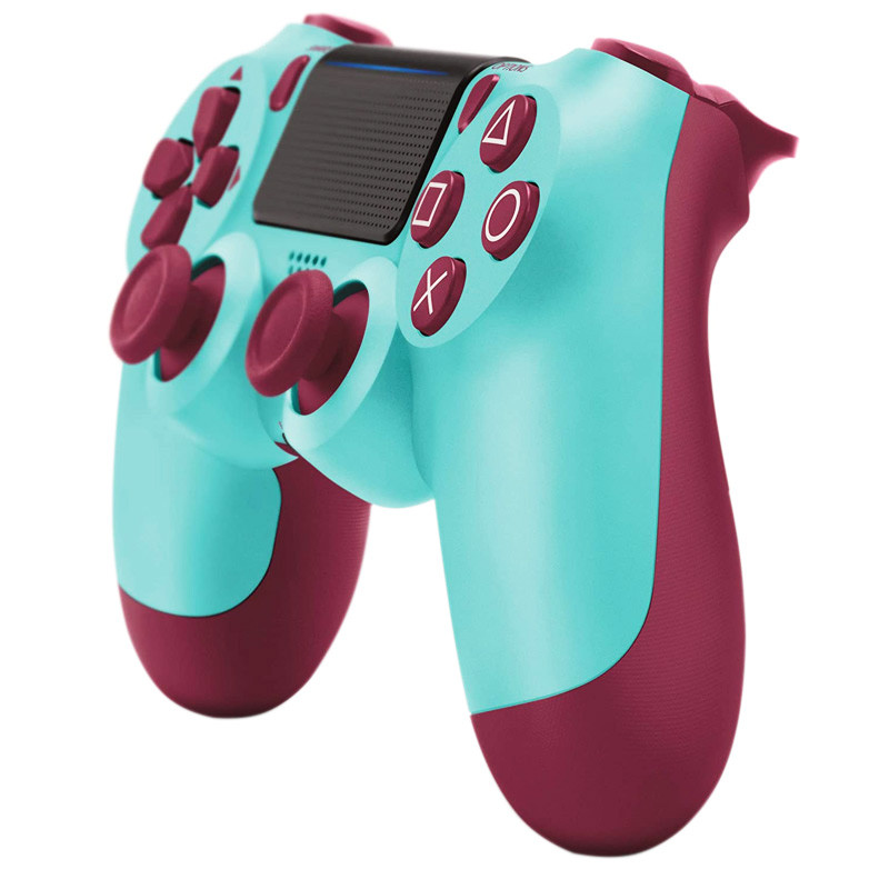 دسته بازی بی سیم SONY PlayStation 4 DualShock 4 High Copy آبی قرمز پکدار