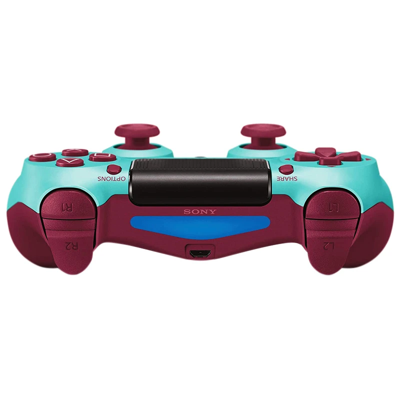 دسته بازی بی سیم SONY PlayStation 4 DualShock 4 High Copy آبی قرمز پکدار