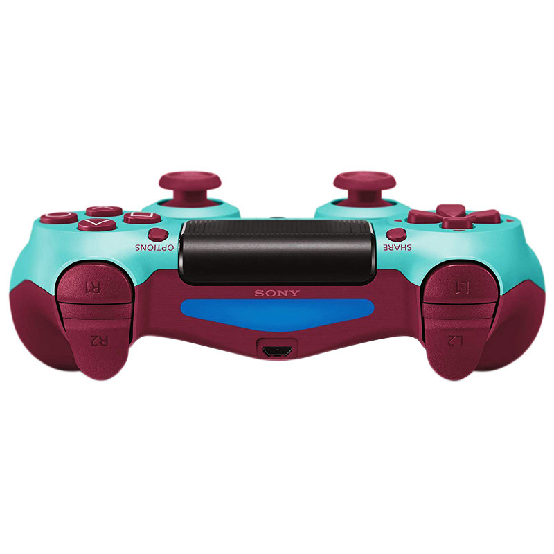 دسته بازی بی سیم SONY PlayStation 4 DualShock 4 High Copy آبی قرمز پکدار