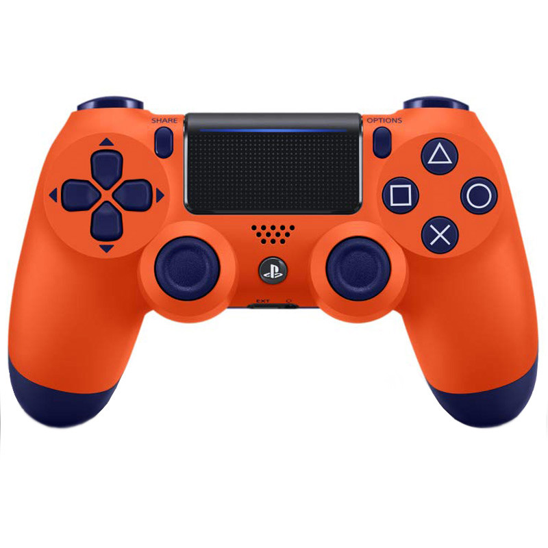 دسته بازی بی سیم SONY PlayStation 4 DualShock 4 High Copy نارنجی پکدار