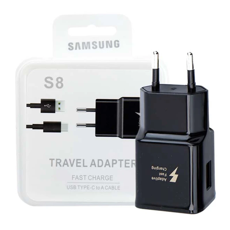 شارژر دیواری اورجینال Samsung Galaxy S8 + کابل Type-C