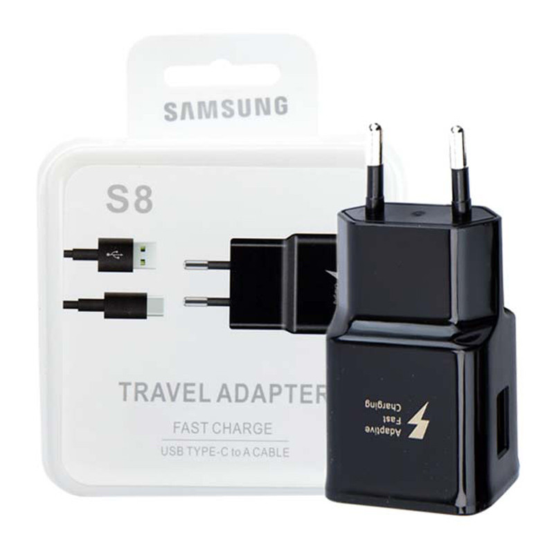 شارژر دیواری اورجینال Samsung Galaxy S8 + کابل Type-C