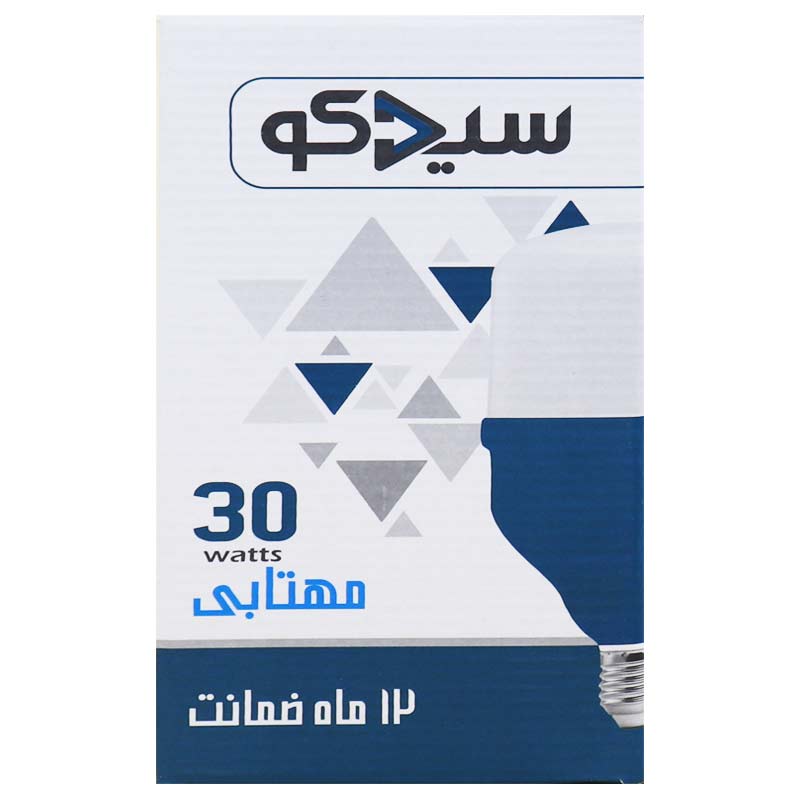 لامپ ال ای دی استوانه ای 30 وات سیدکو پایه E27