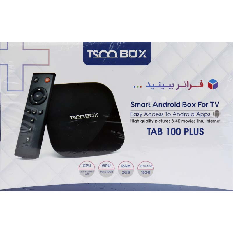 اندروید باکس TSCO TAB 100 Plus 6K + موس بی سیم