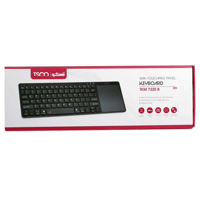 کیبورد و تاچ پد بی سیم تسکو TKM 7320B