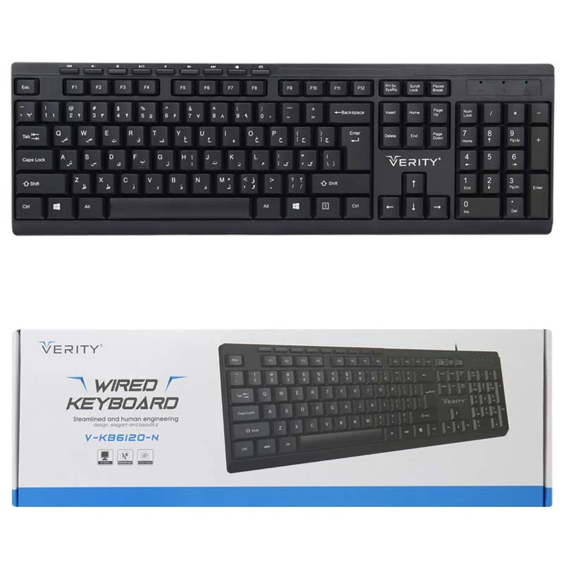 کیبورد وریتی Verity K-KB6120-N