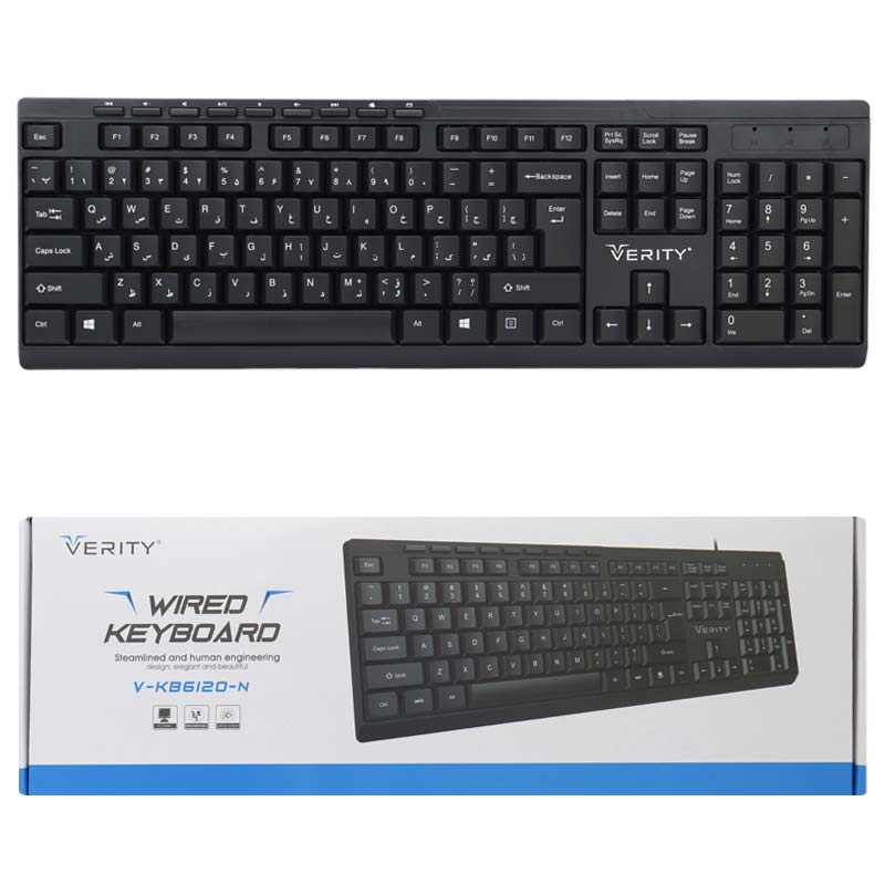 کیبورد وریتی Verity K-KB6120-N