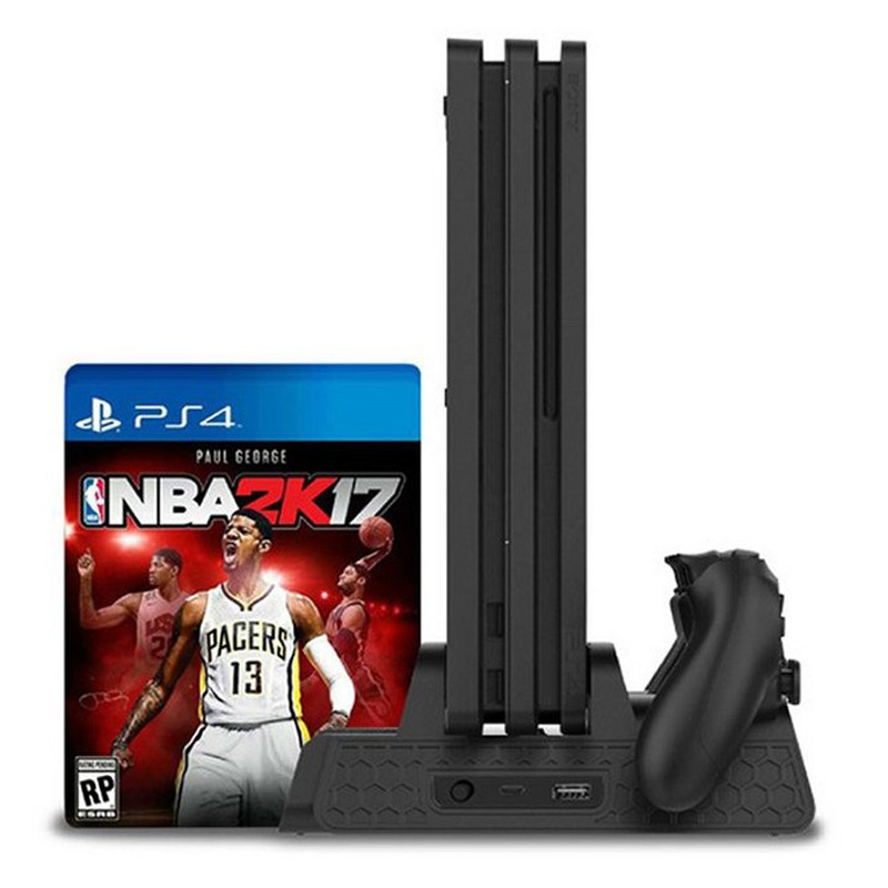 پایه نگهدارنده و شارژر دسته بازی PS4 Slim / Pro دابی TP4-882