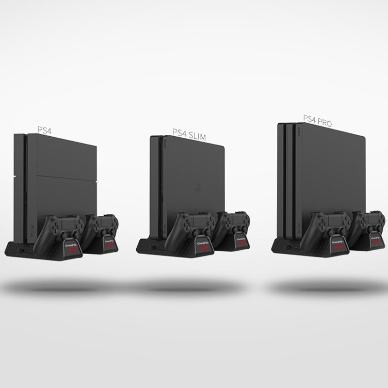 پایه نگهدارنده و شارژر دسته بازی PS4 Slim / Pro دابی TP4-882