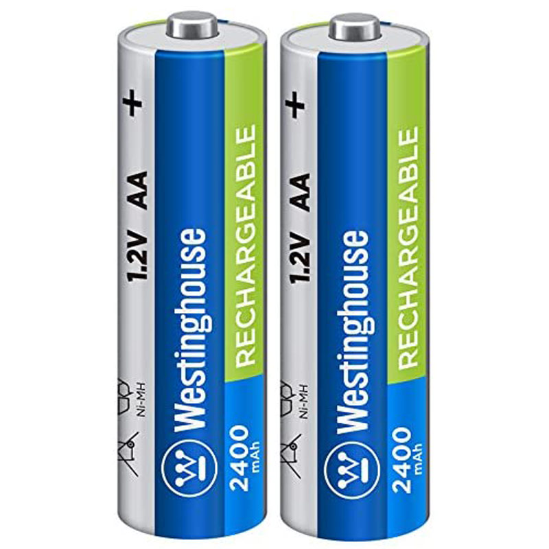 باتری دوتایی قلمی شارژی WestingHouse AA 2400mAh