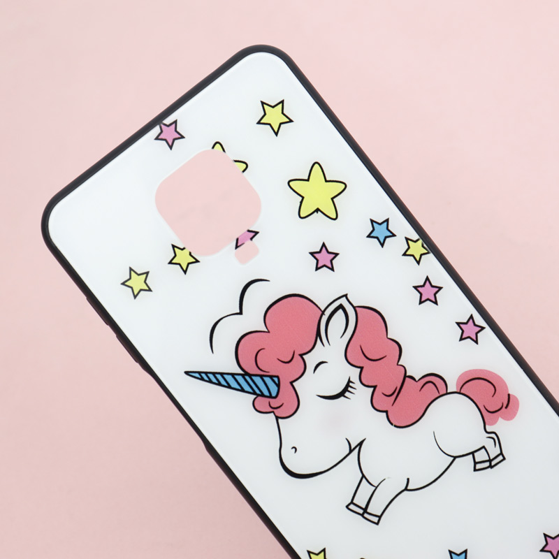 قاب پشت گلسی طرح دار یونیکورن Xiaomi Redmi Note 9s