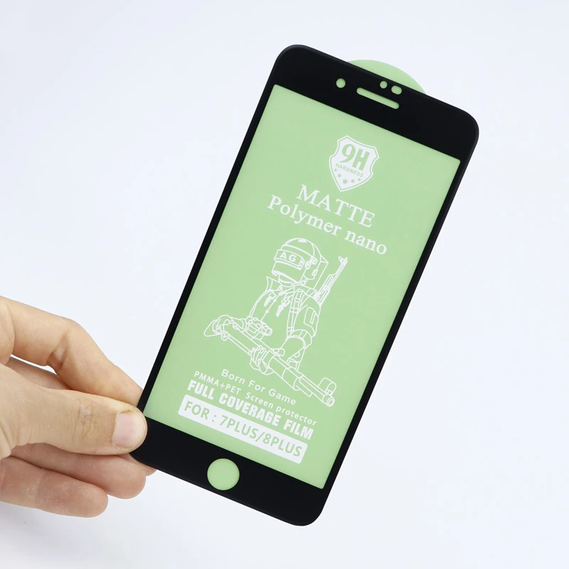 محافظ صفحه نمایش Nano Polymer مات آیفون 7/8 پلاس مشکی