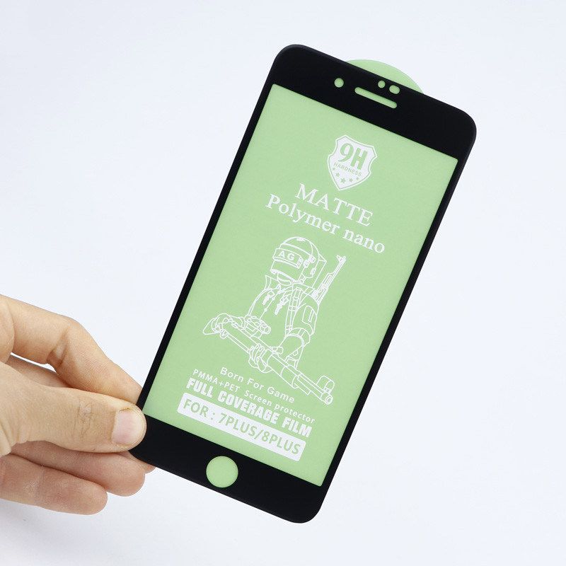 محافظ صفحه نمایش Nano Polymer مات آیفون 7/8 پلاس مشکی
