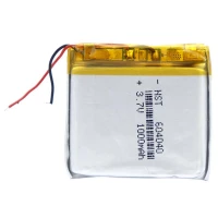 باتری لیتیوم 1000mAh 40*36*6mm 604040