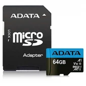 رم میکرو 64 گیگ ای دیتا ADATA Premier V10 U1 A1 100MB/s + خشاب