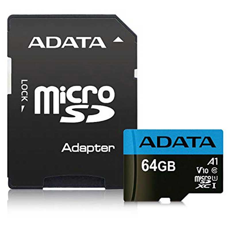 رم میکرو 64 گیگ ای دیتا ADATA Premier V10 U1 A1 100MB/s + خشاب