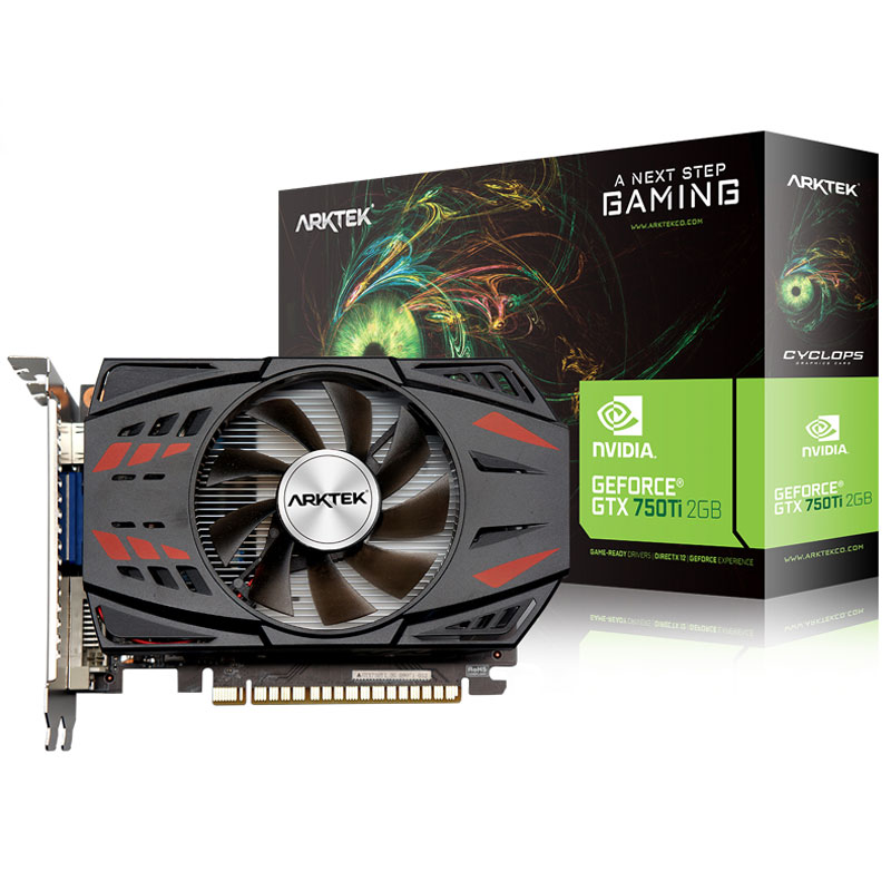 کارت گرافیک ARKTEK GTX750Ti 2GB GDDR5 128bit