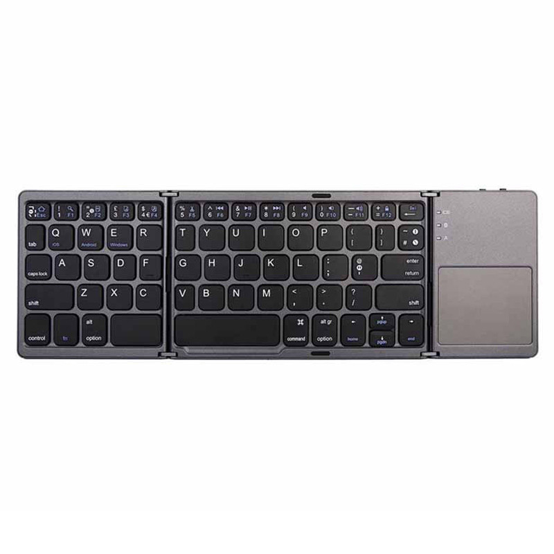 کیبورد و تاچ پد بی سیم تاشو B033
