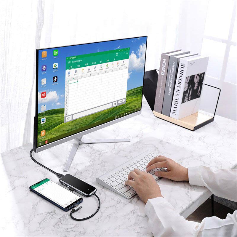 هاب 7 پورت Type-C باسئوس CAHUB-CZ
