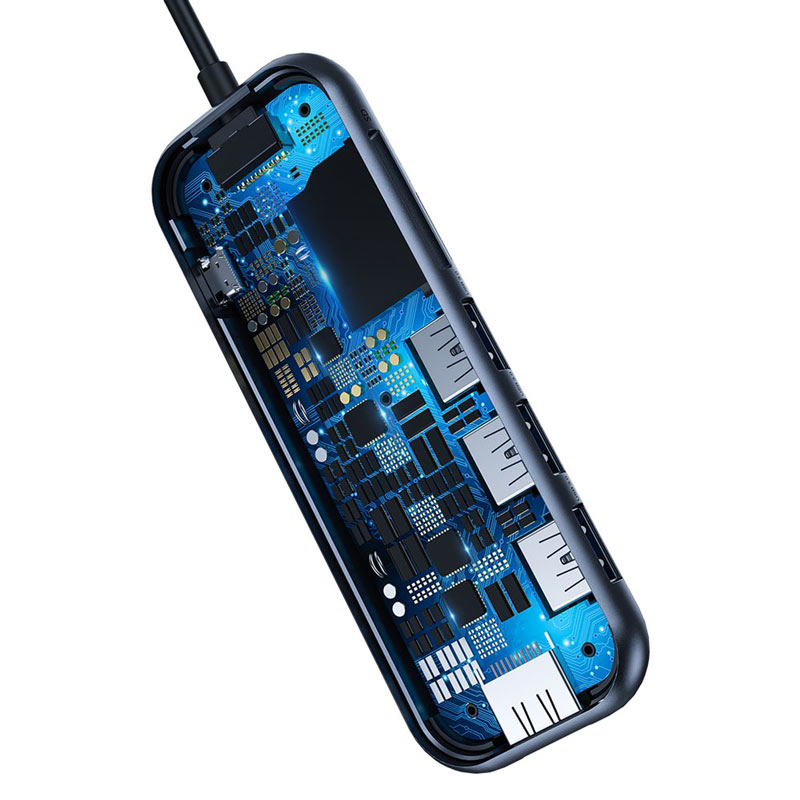 هاب 7 پورت Type-C باسئوس CAHUB-CZ