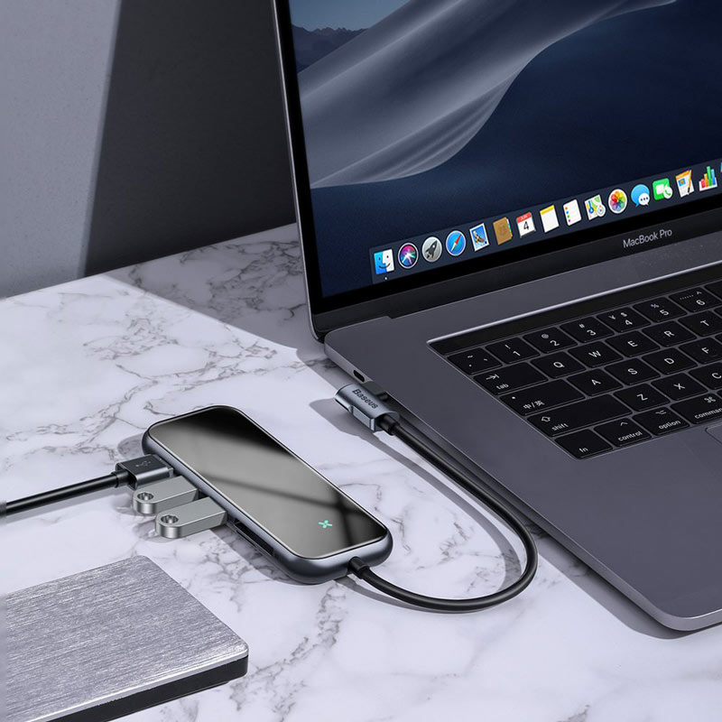 هاب 7 پورت Type-C باسئوس CAHUB-CZ
