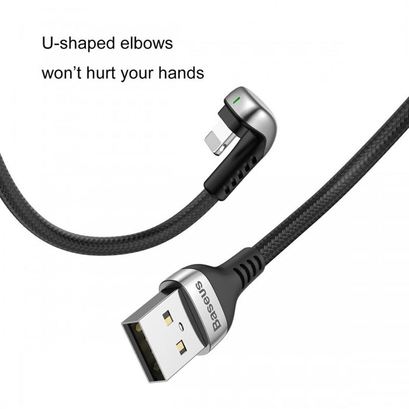 کابل آیفونی Baseus U-Shaped CALUX 2.4A 1m