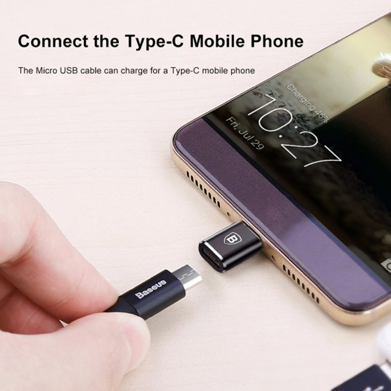 تبدیل Baseus CAMOTG-01 MicroUSB To Type-C