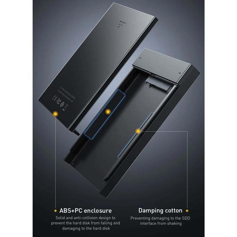 باکس هارد 2.5 اینچی HDD/SSD باسئوس Full Speed Series CAYPH-C01