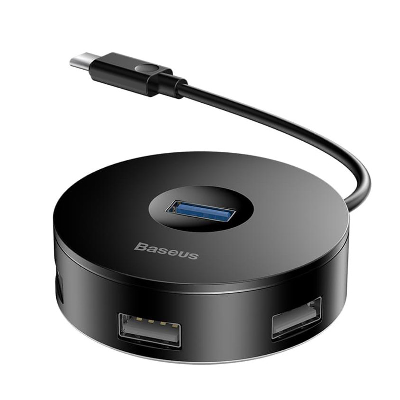 هاب 4 پورت USB3.0 باسئوس Airjoy Round Box CAHUB-G0