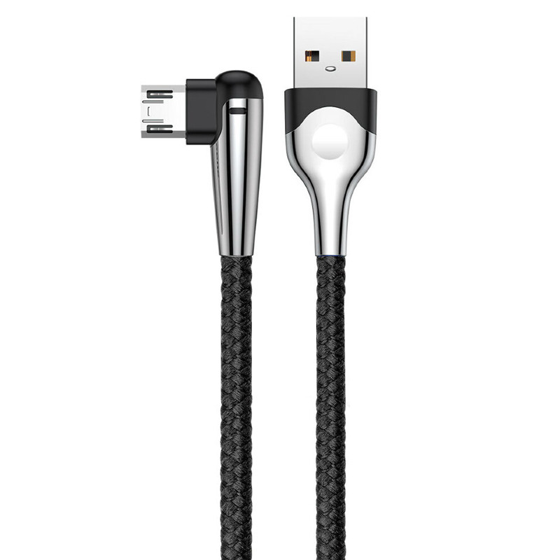 کابل میکرو یو اس بی Baseus Sharp-Bird CAMMVP-E01 2.4A 1m یکسر L