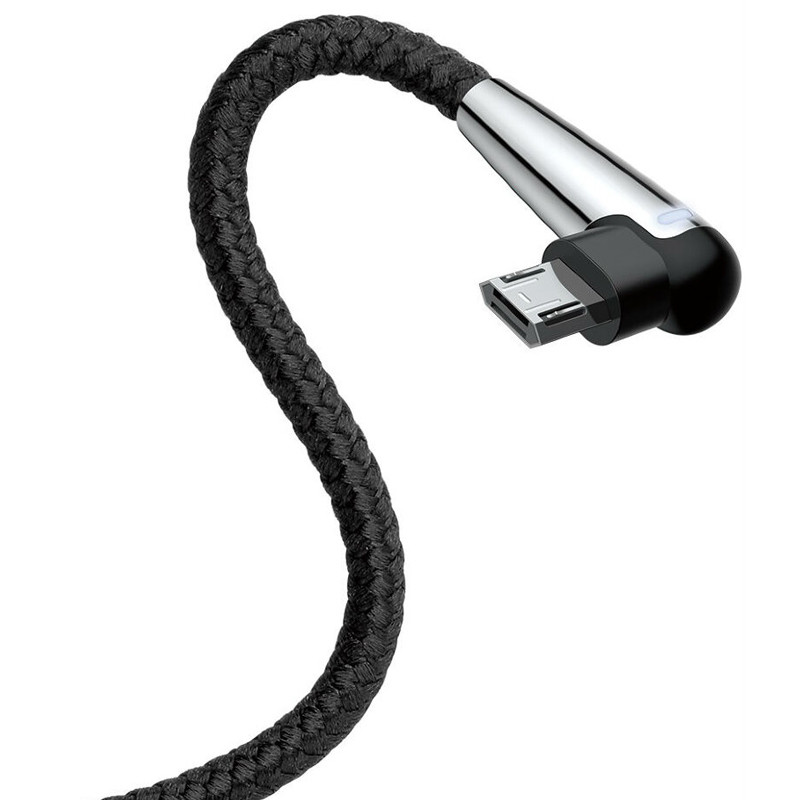 کابل میکرو یو اس بی Baseus Sharp-Bird CAMMVP-E01 2.4A 1m یکسر L