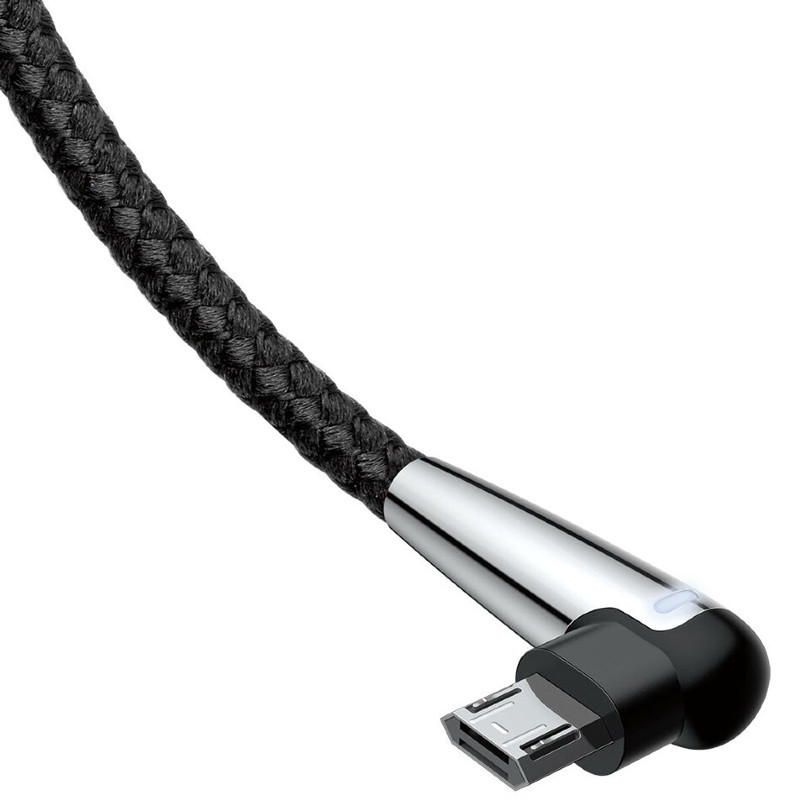 کابل میکرو یو اس بی Baseus Sharp-Bird CAMMVP-E01 2.4A 1m یکسر L