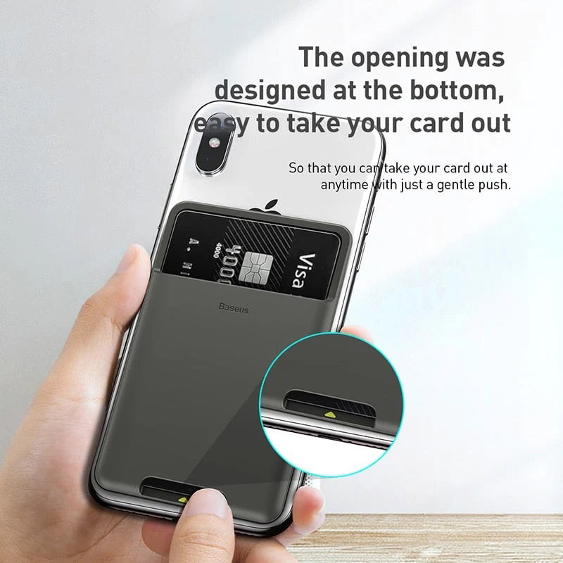 جا کارتی باسئوس Baseus Silica-gel Portable Card Holder
