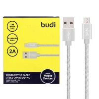 کابل میکرو یو اس بی Budi M8J180M 2A 1m