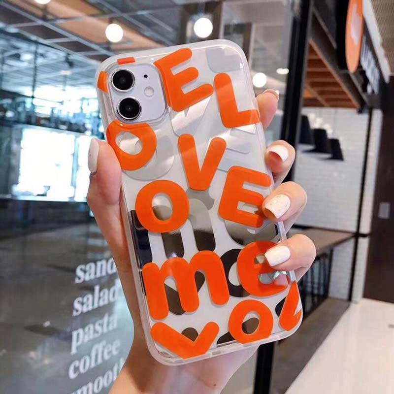 قاب IMD هولوگرامی طرح لاو iPhone X/XS